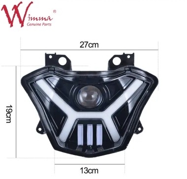 چراغ جلو ال ای دی یک سیاه زیبا برای کاواسکی Z650 و Versys X300