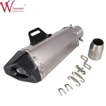 خاموش کننده لوله خروجی موتورسیکلت 51mm برای بهبود عملکرد سیستم خروجی اثرات صوتی کاهش وزن